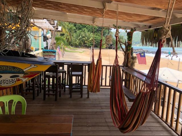 Beach Shack Chalet - Garden View Aframe Big Unit Kampong Juara Exterior foto